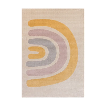 Dywan dziecięcy Rainbow Sun 120x170 cm z motywem tęczowych łuków