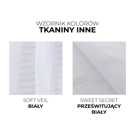 Wzornik Tkanin Soft Veil i Sweet Secret