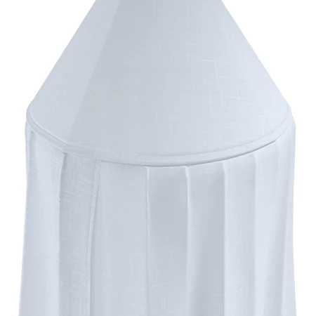 Biały baldachim Sweet Secret na metalowej obręczy 50 cm