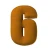 Poduszka_Cyferka_6_Miodowy.webp