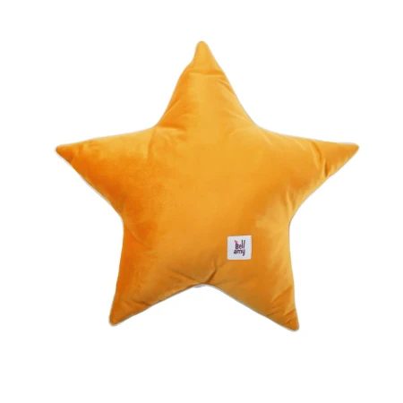 Welurowa_Poduszka_Ozdobna_Gwiazdka_Papaya_01.webp