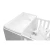 Przewijak lniany 70x38 cm w kolorze Snow White