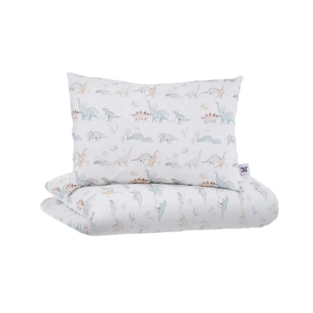 Komplet pościeli z wypełnieniem Dino Delights Baby 100x135 cm