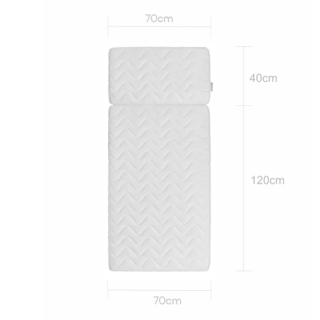 Materac piankowy Dream Nest 70x120 i 70x40 cm - Wymiary