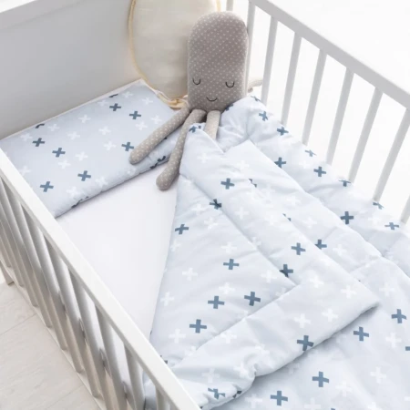 Bawełniana pościel Sweet Dream X z płaską poduszką 40x25 cm