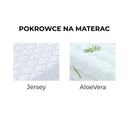 Zdejmowany pokrowiec ALOE VERA lub PREMIUM JERSEY