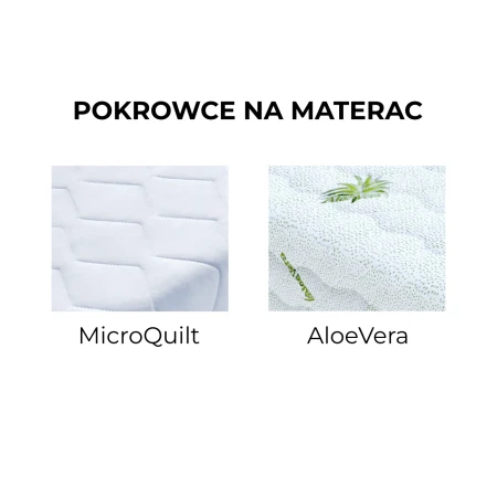 Materac Mico z pokrowcem MicroQuilt lub AloeVera