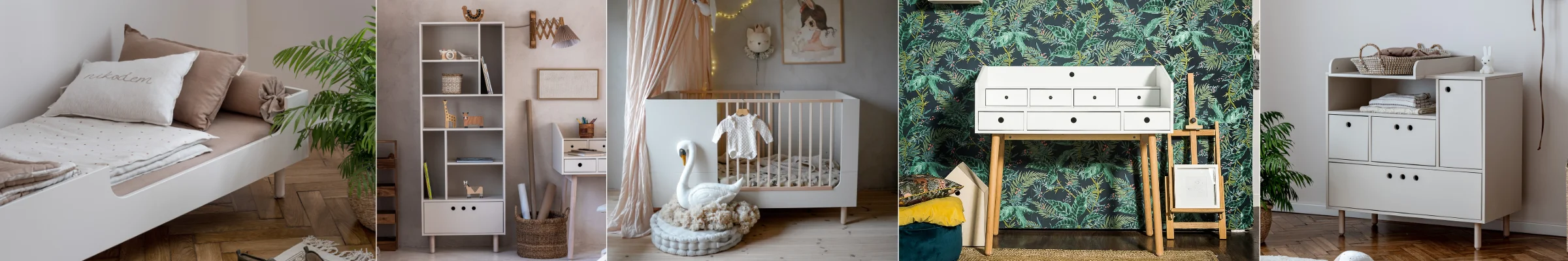 Baner kolekcji RIVER - nowoczesne meble w kolorze piaskowego beżu