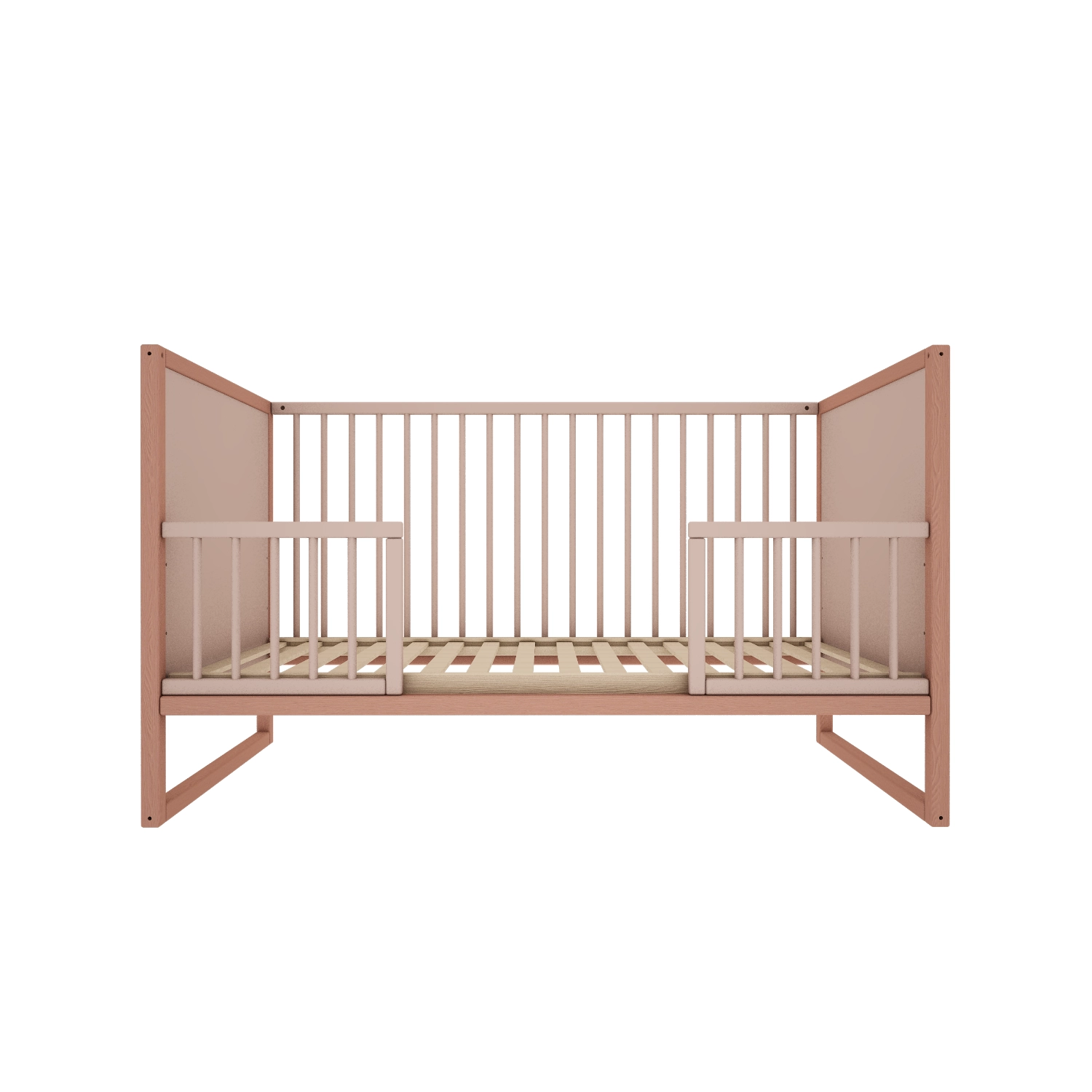 Sofa 140x70cm Tweens do pokoju dziecięcego i niemowlęcego w kolorze Pudrowy róż