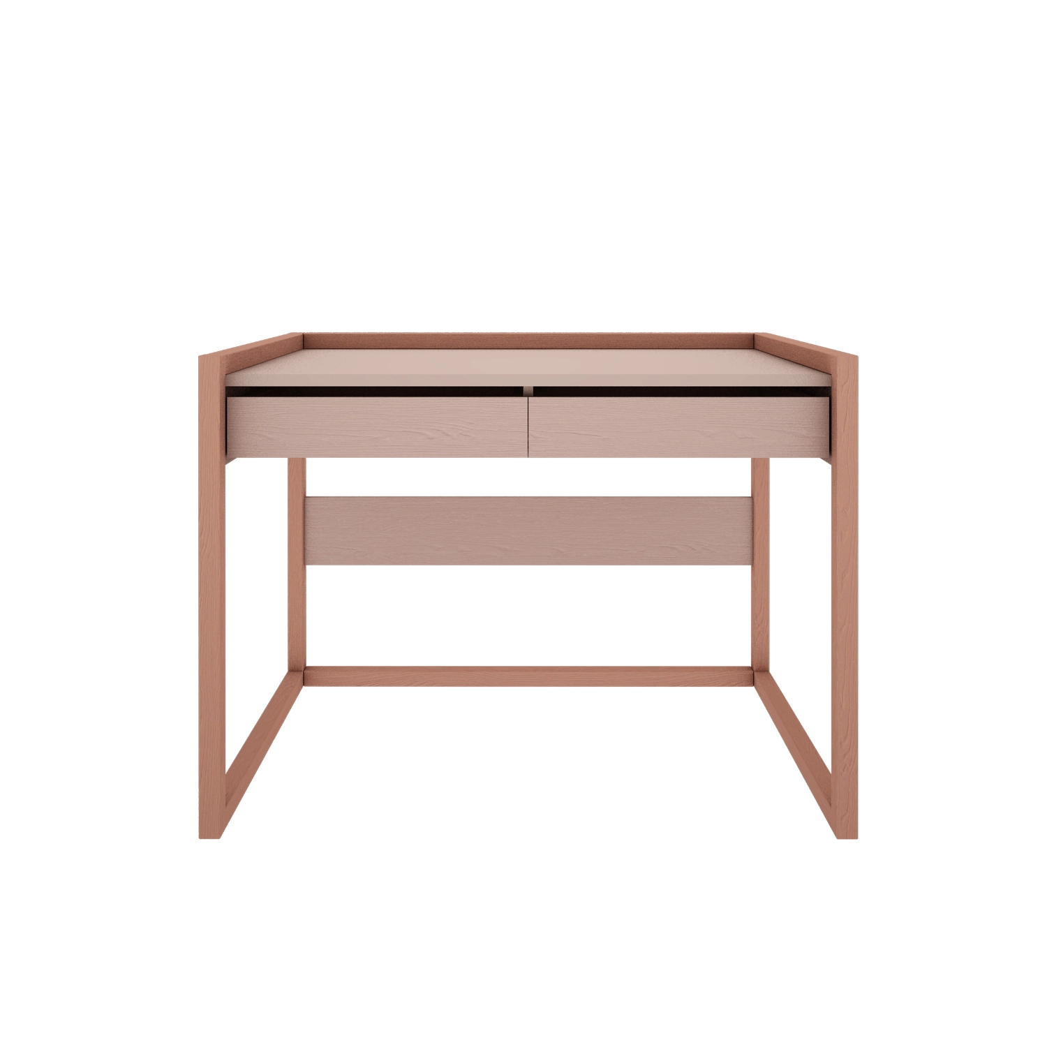 Biurko Tweens z szufladami do pokoju dziecięcego lub młodzieżowego w kolorze Pudrowy Róż