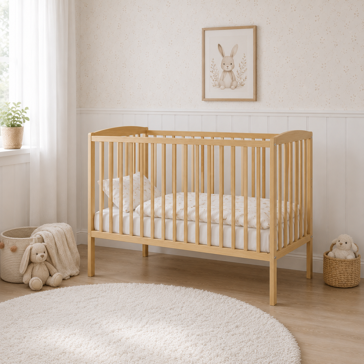 Łóżeczko dlaa dziecka BASIC super cena mamaania.com.pl