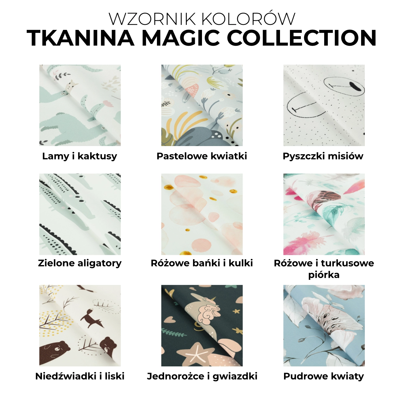 Wzornik mat do zabawy Magic Collection